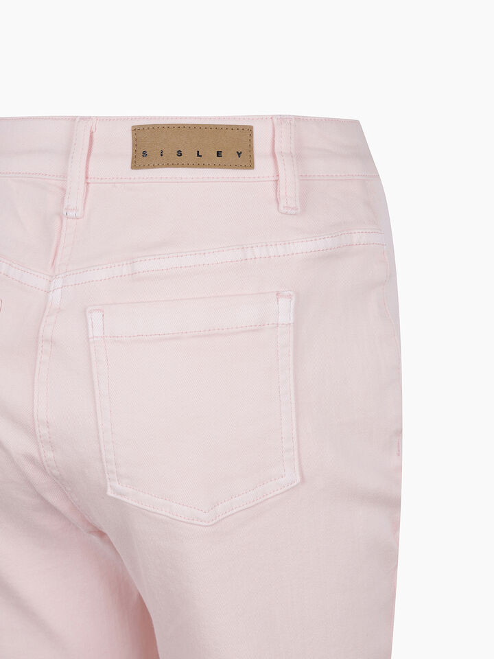 TROUSERS - sisley k jeans flare & bootcuts - Soft Pink | Sisley K image number 4
